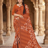 Exclusive Printed Saree with Blouse Piece for Elegant Ethnic Look | GLC-PARINDA