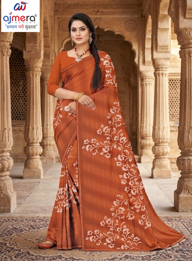 Exclusive Printed Saree with Blouse Piece for Elegant Ethnic Look | GLC-PARINDA