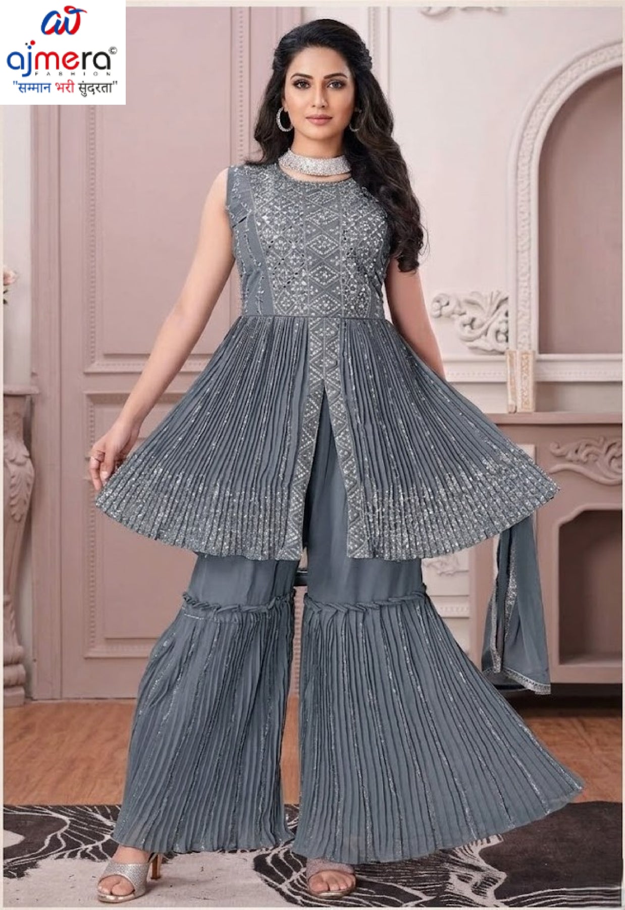 Designer Party Wear Gown for Women – Elegant Modern Fit | KLN-1230