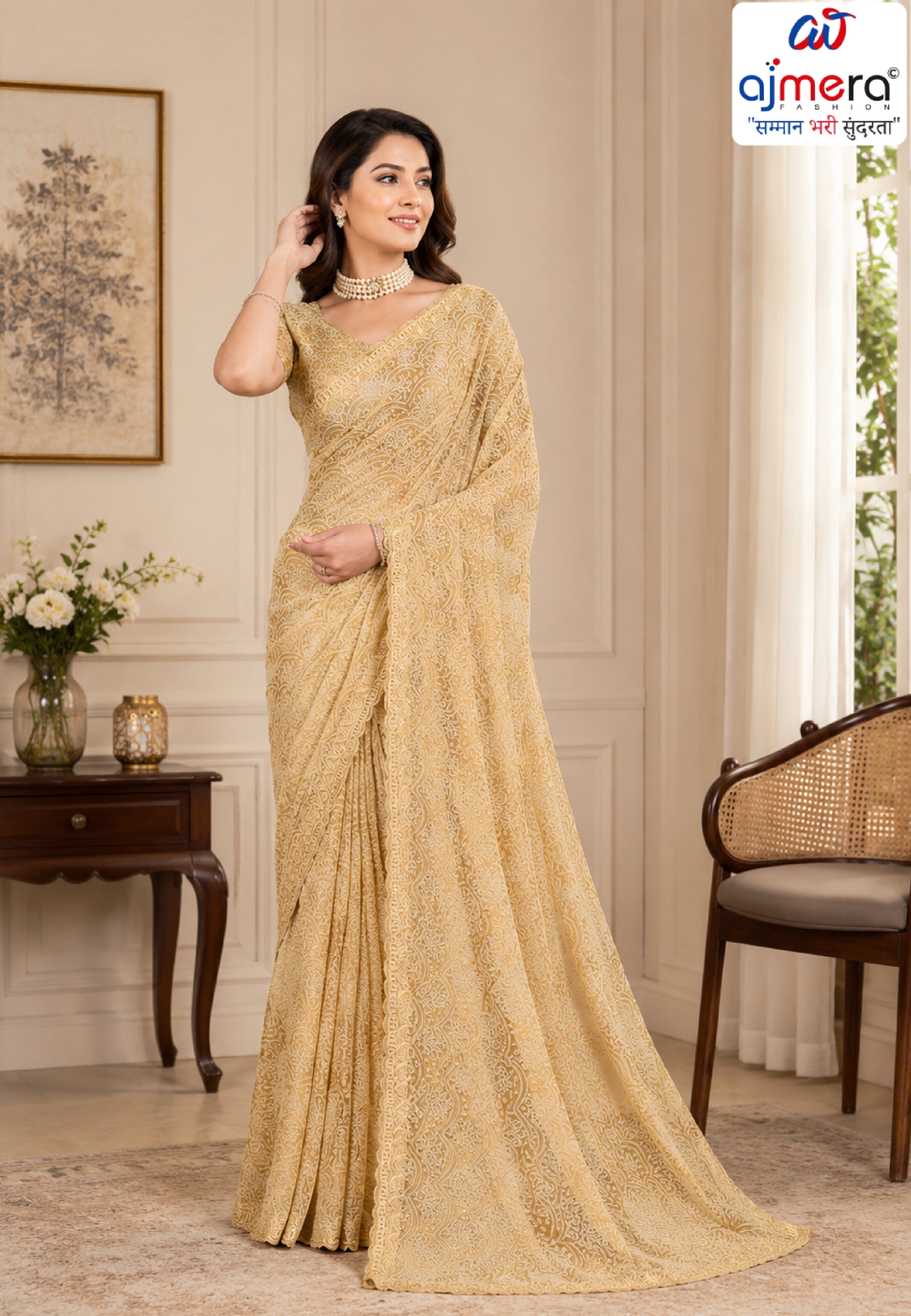 Stylish Printed Saree with Blouse Piece for Traditional Celebrations | RMF-BHUMI VOL-1
