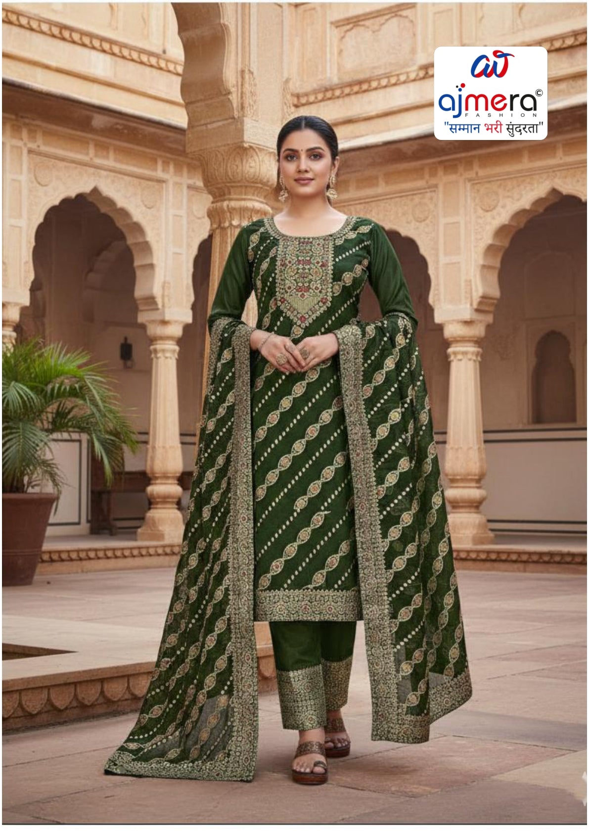 Designer Kurti Pant Dupatta Set for Women | PP-MANBHAVAN