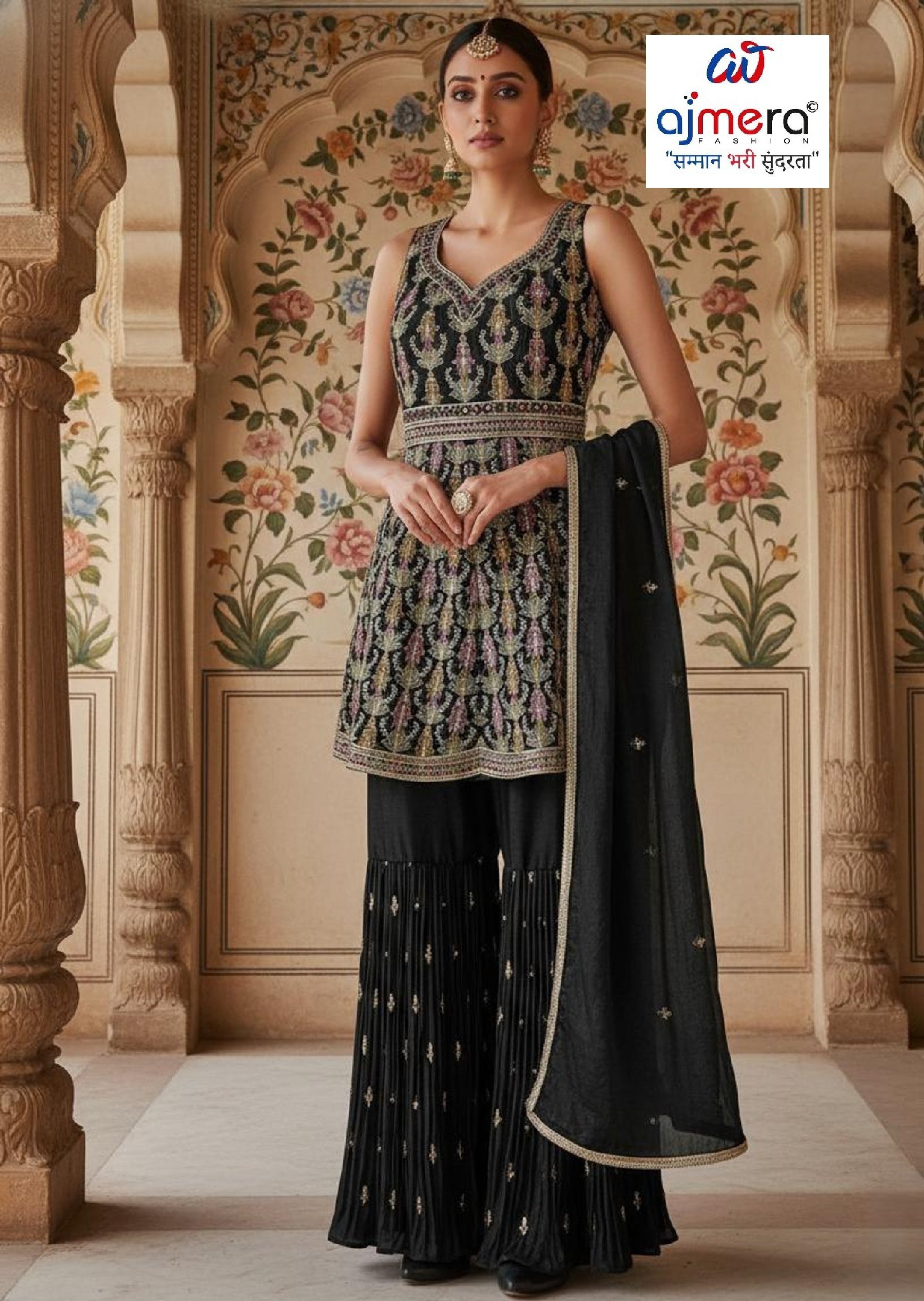 Elegant Georgette Designer Party Wear Gown for Women | SHP-ADDA-110