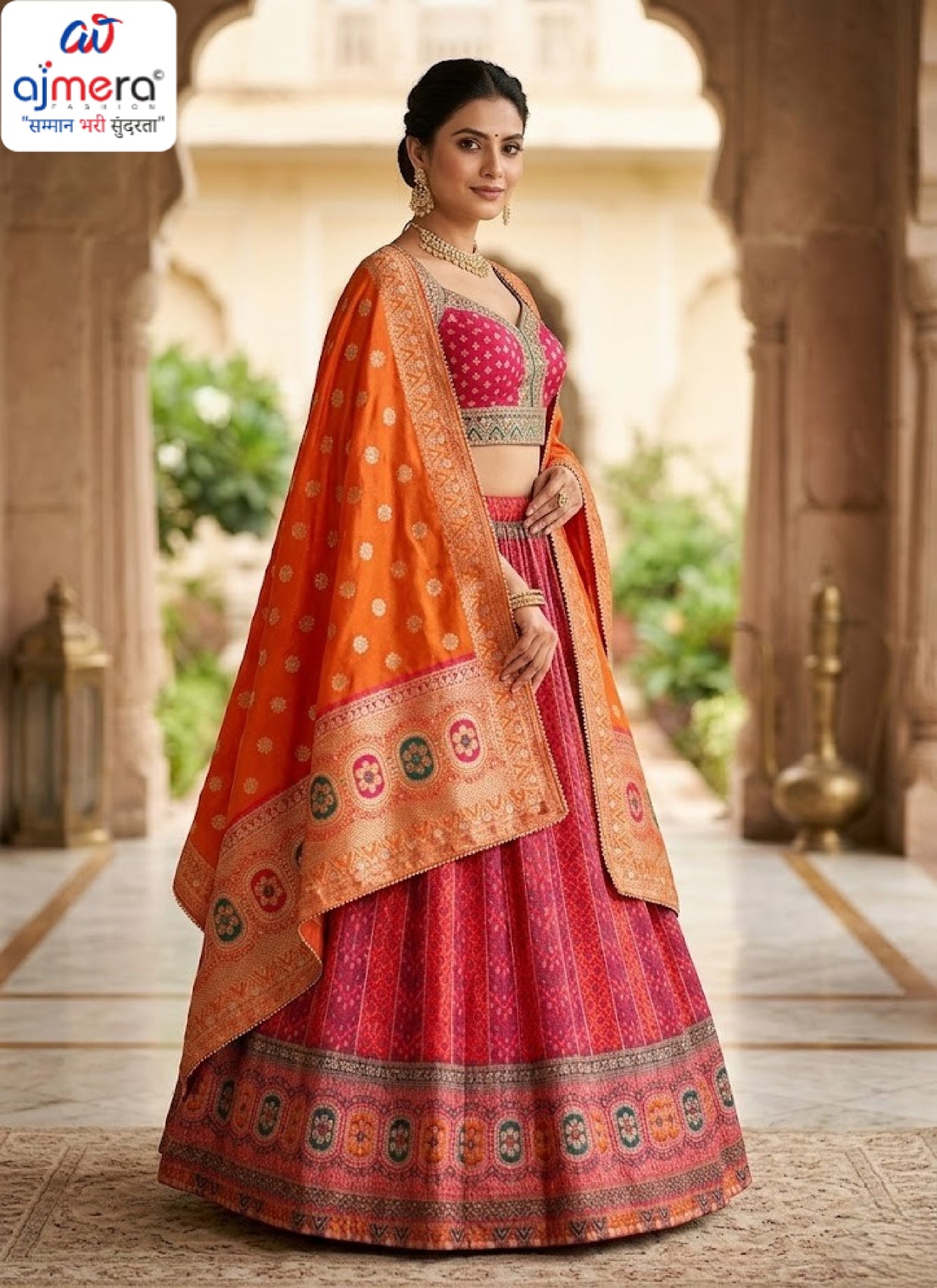 Designer Banarasi Gown for Women | SDO-2732
