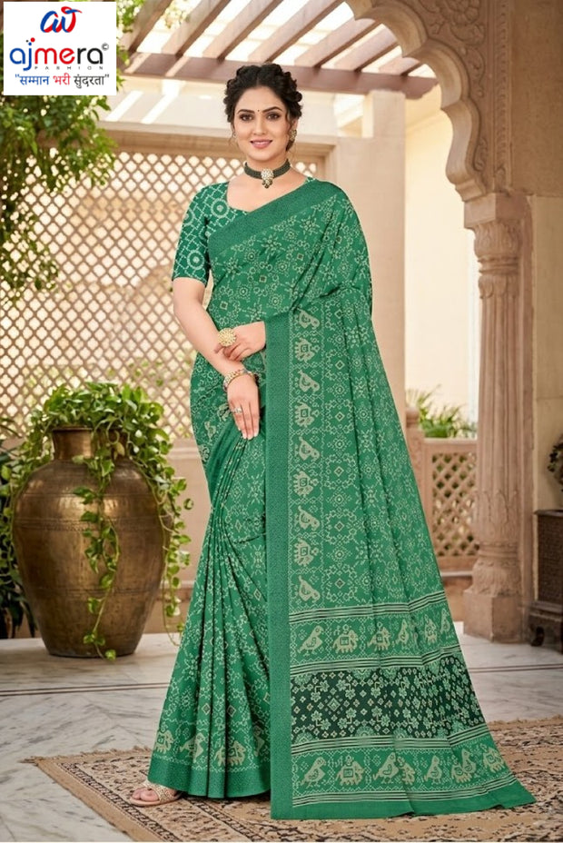 Premium Printed Saree with Matching Blouse Piece for Ethnic Elegance | PUS-DREAM GIRL-110