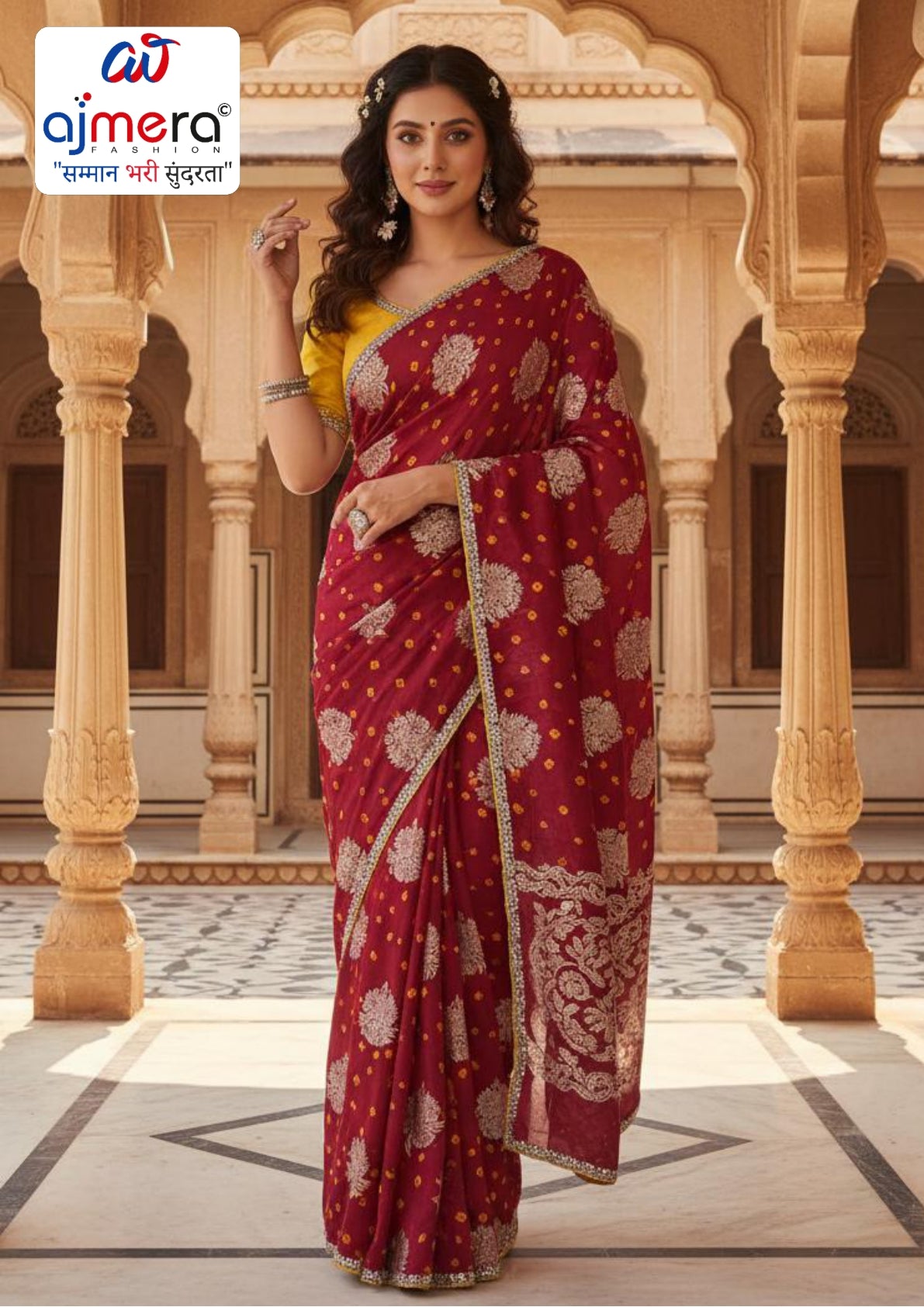 Handwork Heritage Saree Wholesaler and Heritage Saree Supplier | SXS-1690