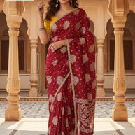 Handwork Heritage Saree Wholesaler and Heritage Saree Supplier | SXS-1690
