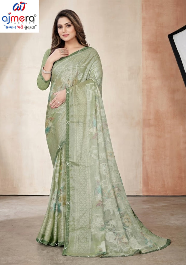 Exclusive Printed Saree with Blouse Piece for Elegant Ethnic Look | TTS-HEENA VOL-29