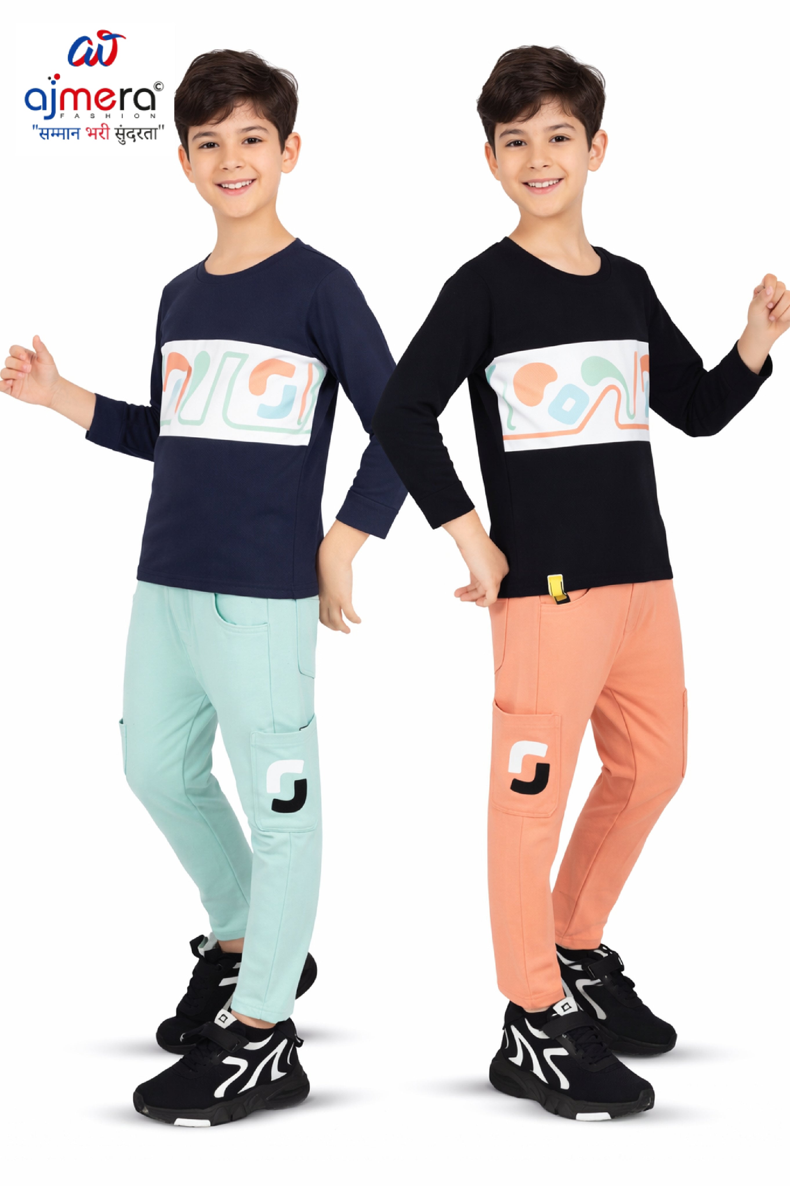 Kids T-Shirt & Pant Set Wholesale in India | TBA-FS3632