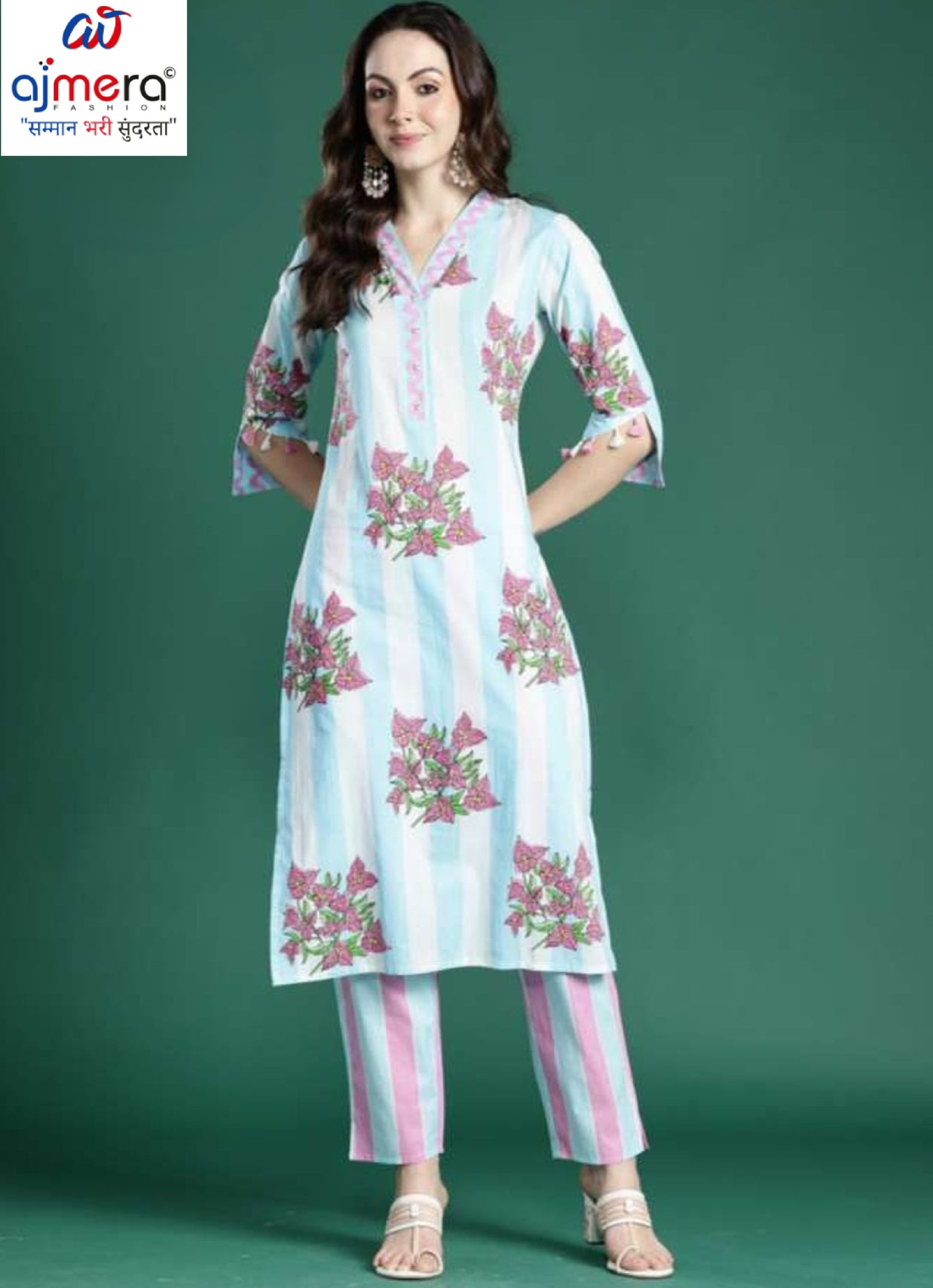Designer Premium Daily Wear Kurti Set for Women | INDO-KS0BL9725