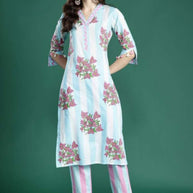 Designer Premium Daily Wear Kurti Set for Women | INDO-KS0BL9725