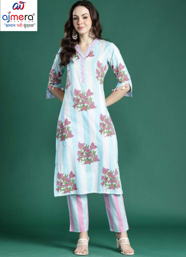 Designer Premium Daily Wear Kurti Set for Women | INDO-KS0BL9725