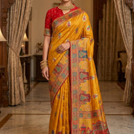 Regal Weave Jacquard Silk Saree With Blouse Piece | STZ-RASA