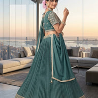 Designer Georgette Gown for Women | JNX-MISHA-L