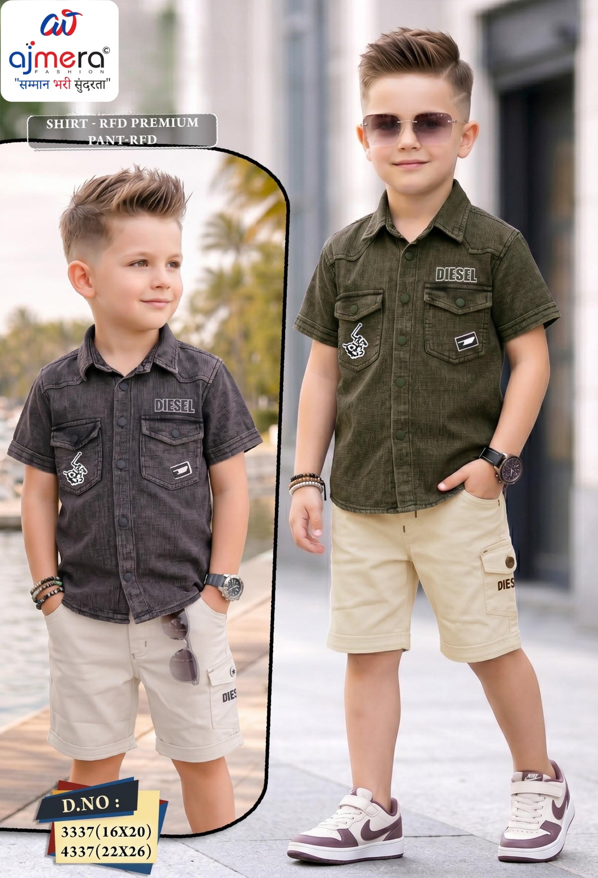 Wholesale Boys Half Shirt & Half Pant Set | GBP-4337