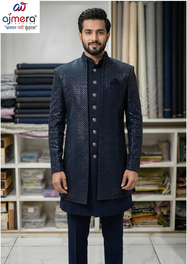 Premium Men's Indo Western for Wedding & Party Wear | SNA-MIN11434