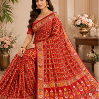 Bangal Era Viscose Saree with Blouse for Premium Ethnic and Designer Wear | ALL-BANGAL ERA-132