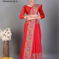 Dola Silk Premium Art Silk Saree with Blouse for Premium Ethnic Wear | ALL-DOLA SILK PREMIUM-02