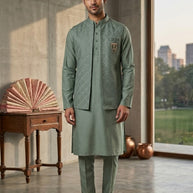 Premium Men's Kurta & Payjama for Wedding & Festive Wear | SNA-MKP12709