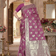 Artistic Elegance Jacquard Silk Saree With Blouse Piece | TUL-MATWALI SUDHA SILK
