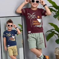 Wholesale Boys Graphic T-Shirt & Pant Co-Ord Set | RMC-1278-M/L/XL