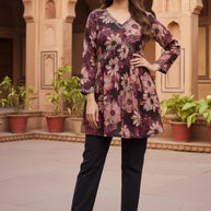 Designer Digital Print Kurti for Women | ASH-DIGITAL TOP
