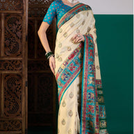 Ganga Silk Saree with Blouse for Premium Ethnic and Designer Wear | ALL-GANGA-21