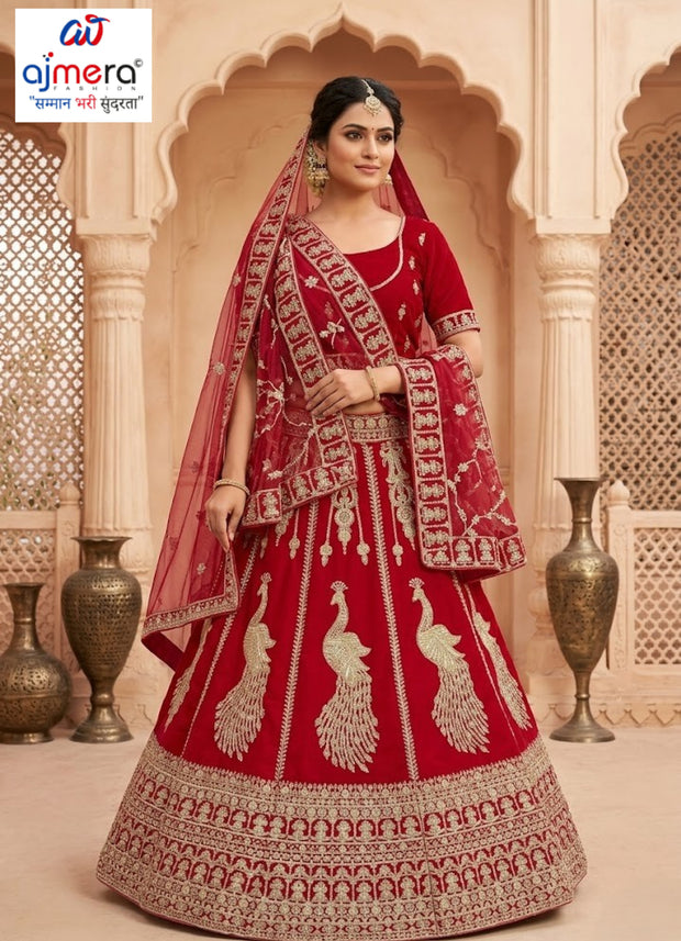 Best Silk Embroidery lehenga Manufacturer in India | VCE-SABI-3