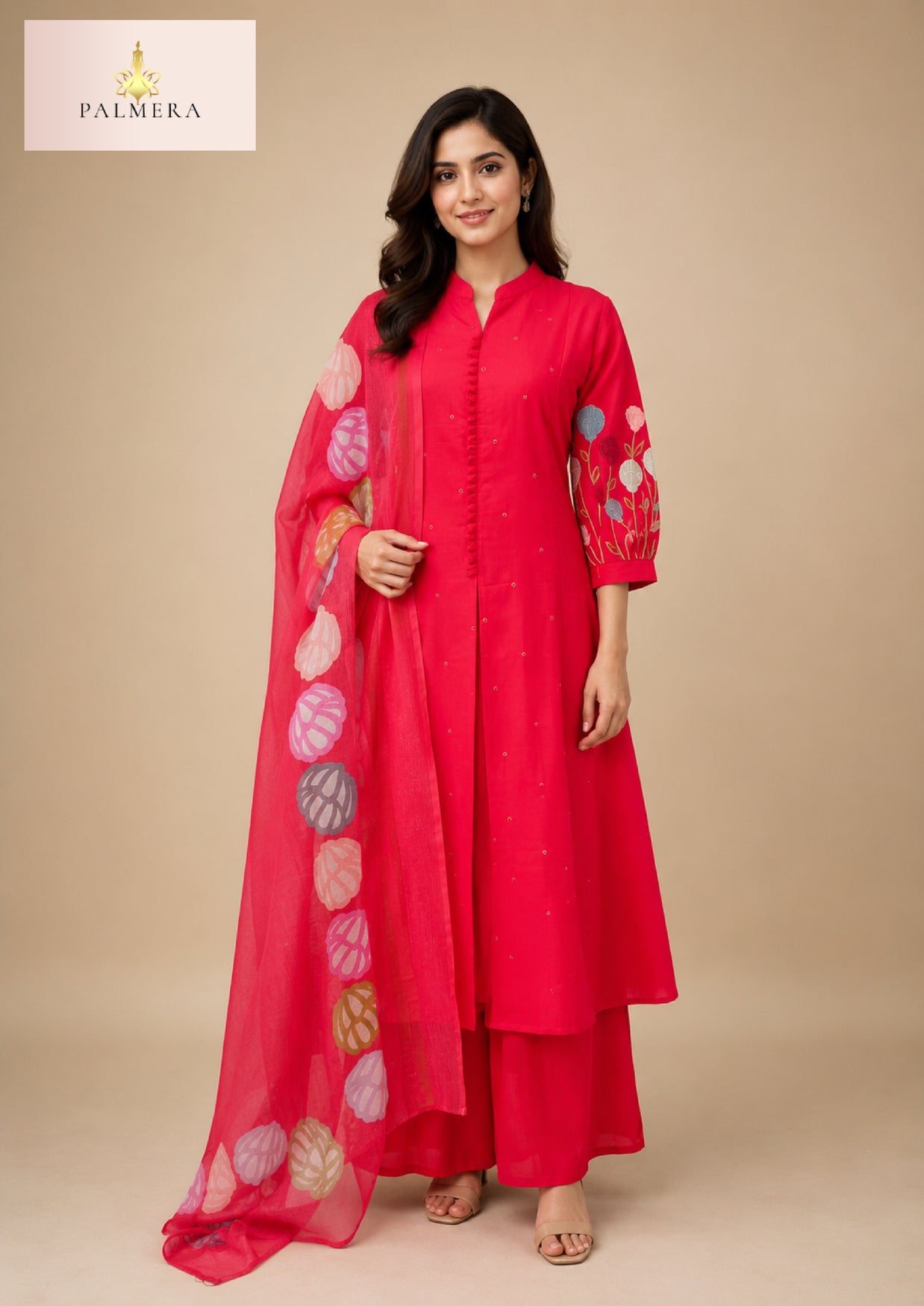 Elegant Designer Palmera Kurti Set for Women | MIK-170E