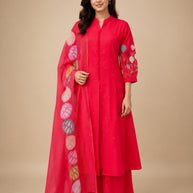 Elegant Designer Palmera Kurti Set for Women | MIK-170E
