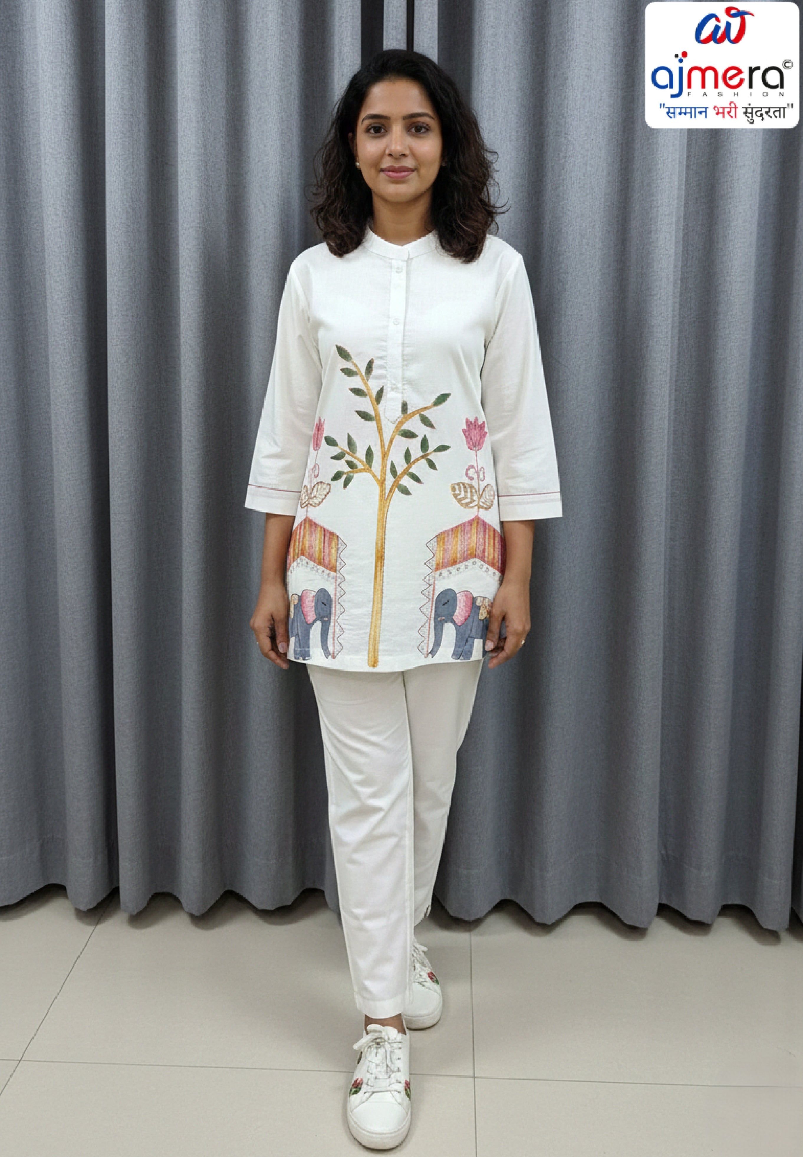 Designer Modern Co-Ord Kurti Set for Women | SWP-845