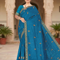 Fancy Matching Saree Wholesale with Blouse Piece for Premium Ethnic and Traditional Wear | VKM-VAYU