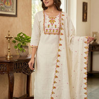 Designer Floral Kurti Set for Women | TNC-BLOSSOM