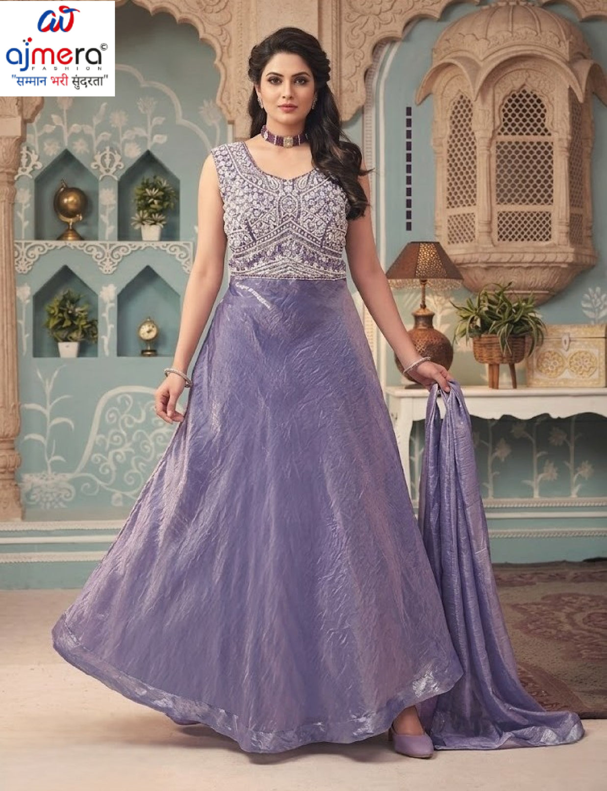 Elegant Fandy Designer Party Wear Gown for Women | SHP-5073