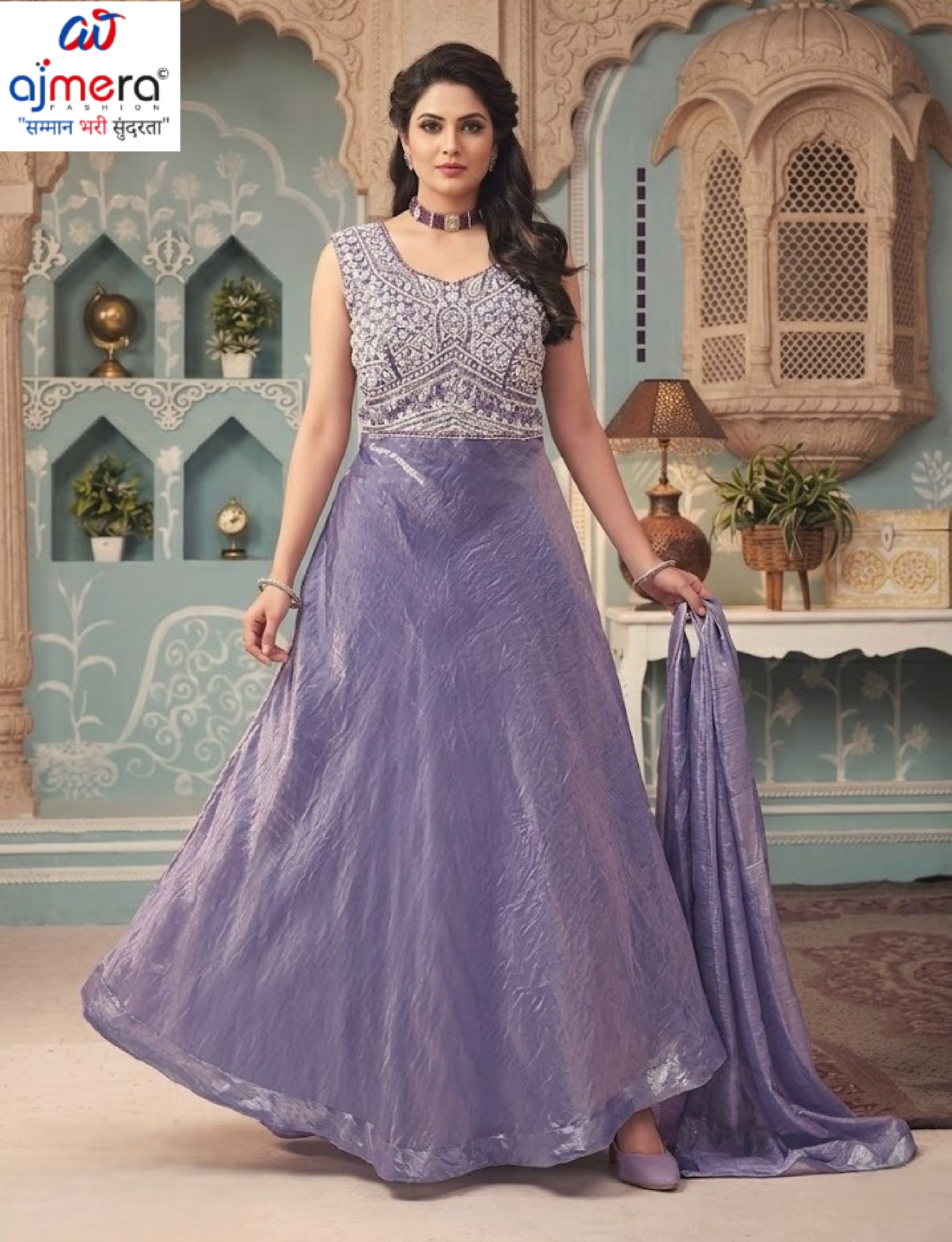 Elegant Fandy Designer Party Wear Gown for Women | SHP-5073
