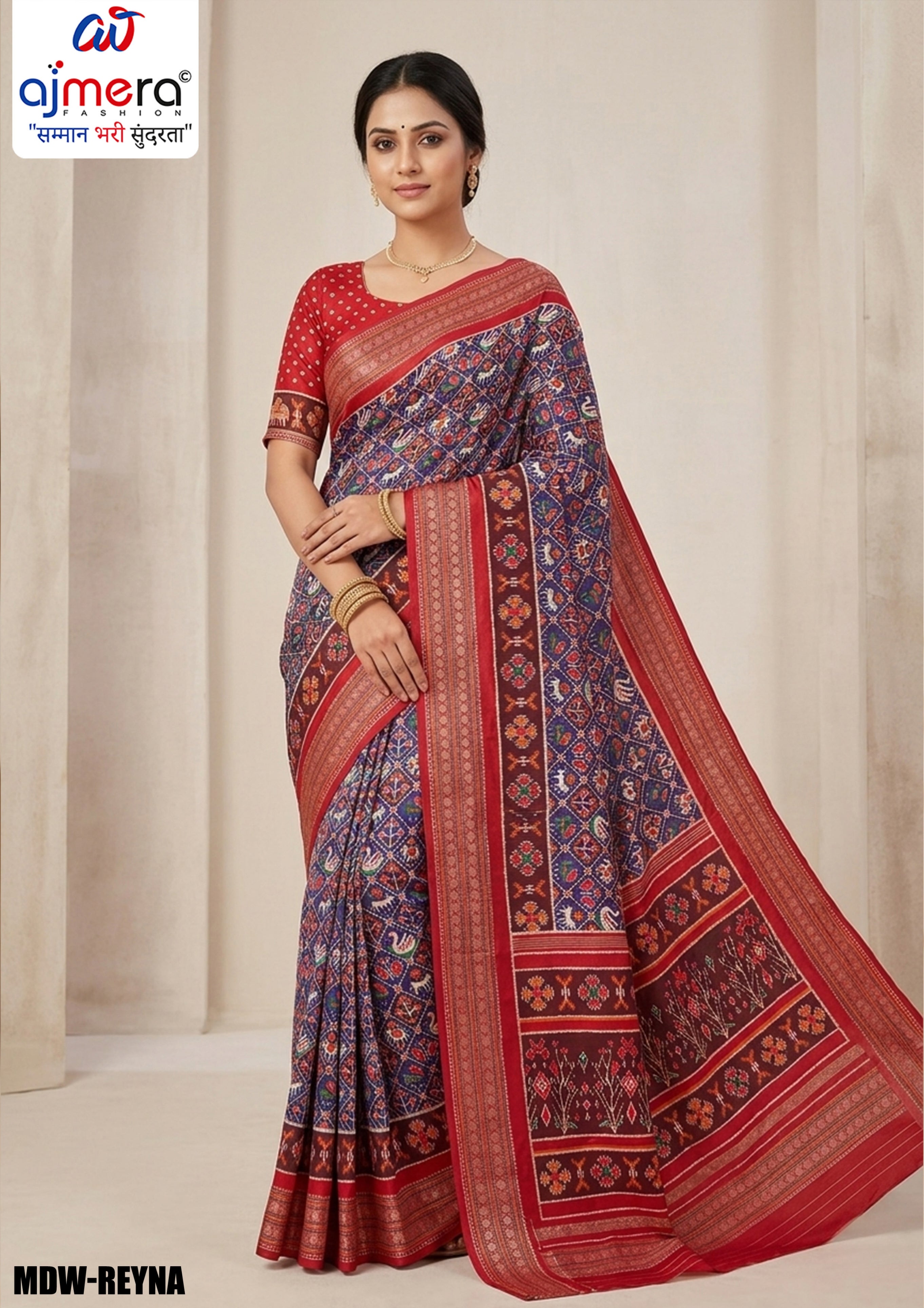 Grand Elegance Jacquard Silk Saree With Blouse Piece | MDW-REYNA