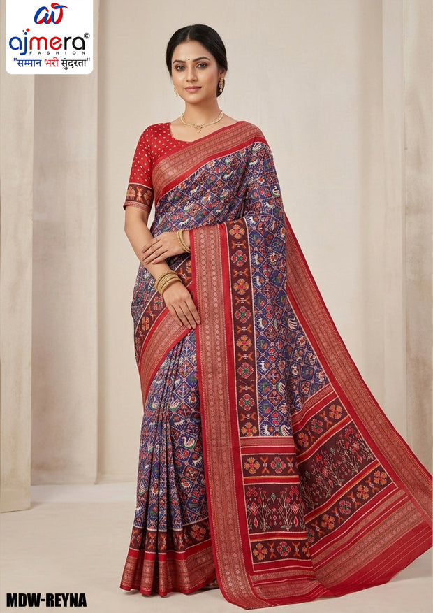 Grand Elegance Jacquard Silk Saree With Blouse Piece | MDW-REYNA