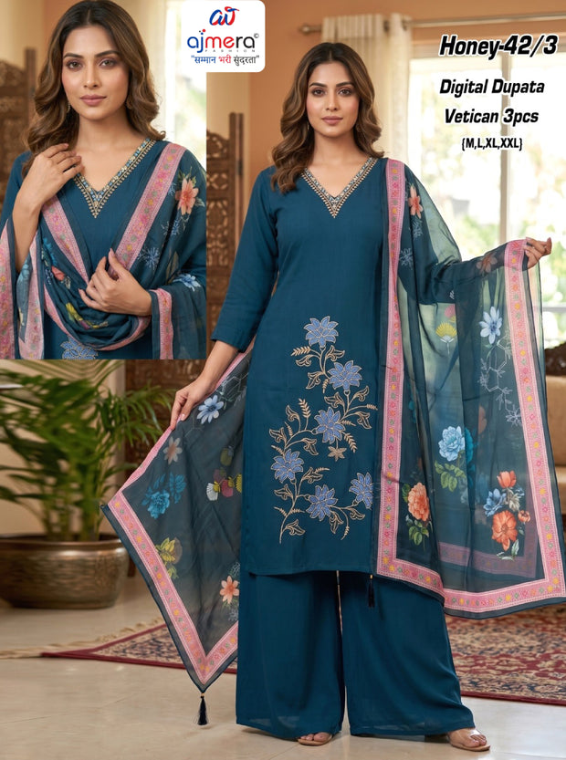 Designer Kurti Set for Women | AAC-HONEY