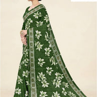Vichitra Jari Print Loose Saree with Blouse for Premium Ethnic and Traditional Wear | CAS-MITHAS