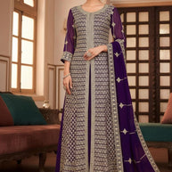 Elegant Jorjet Designer Party Wear Gown for Women | PNC-9319