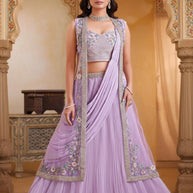 Gown Wholesale Designer Georgette Gown for Women | OSC-SUNAINA SADI