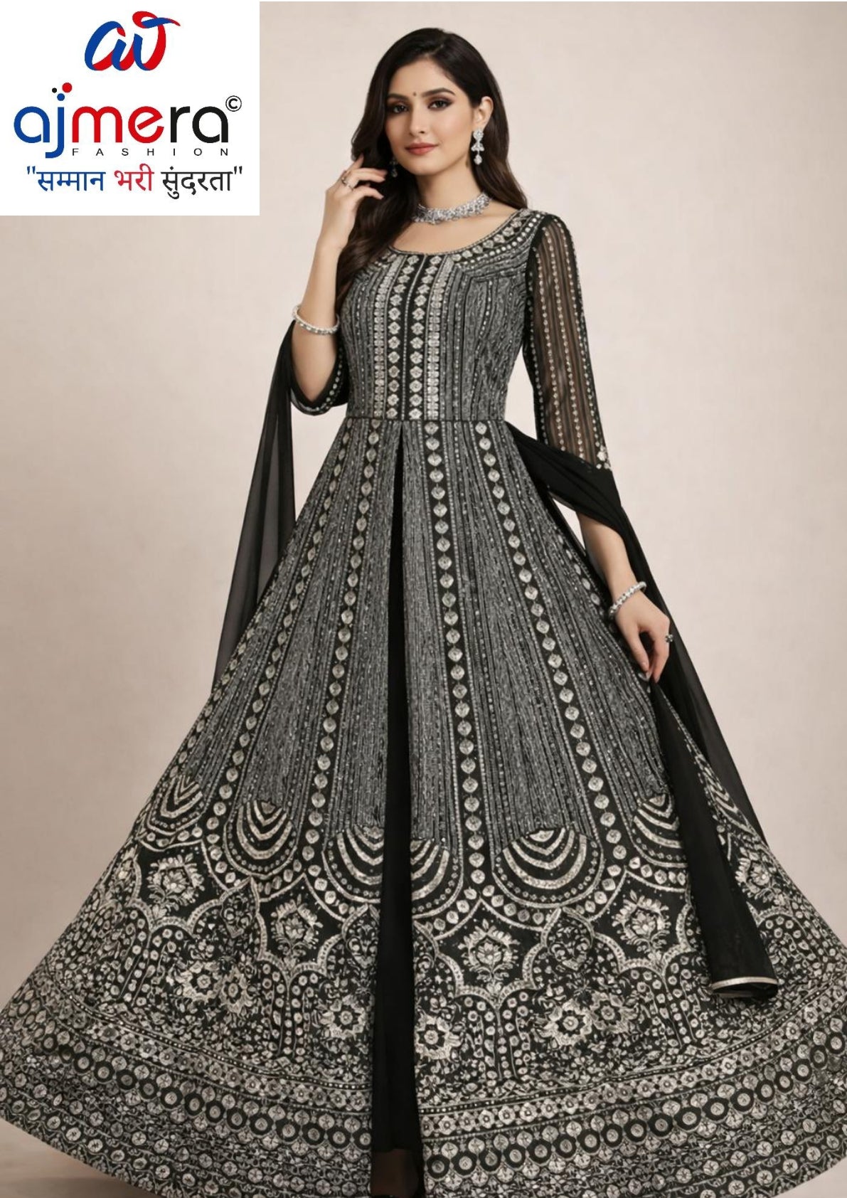 Designer Georgette Gown for Women | KTX-4131-XXL