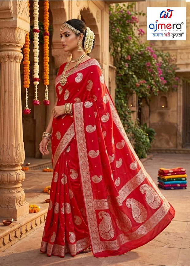 Hand Embroidery Saree with Blouse Piece for Premium Ethnic and Traditional Wear | SXS-1835