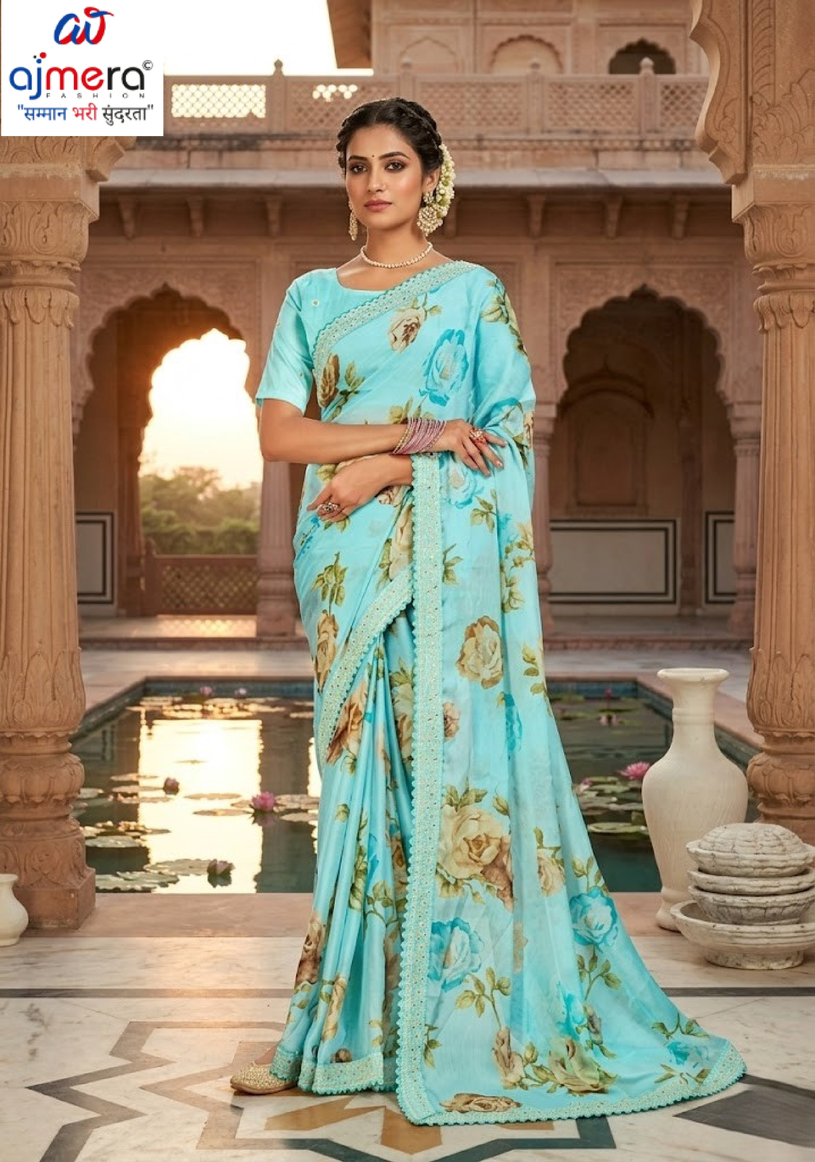 Premium Printed Saree with Matching Blouse Piece for Ethnic Elegance | RDD-GULISTA