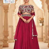 Elegant Jorjet Designer Party Wear Gown for Women | PNC-DEVA-2