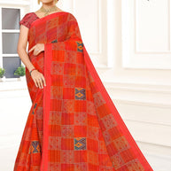 Graceful Printed Saree with Blouse Piece for Modern Ethnic Fashion  | SNR-VARVADHU