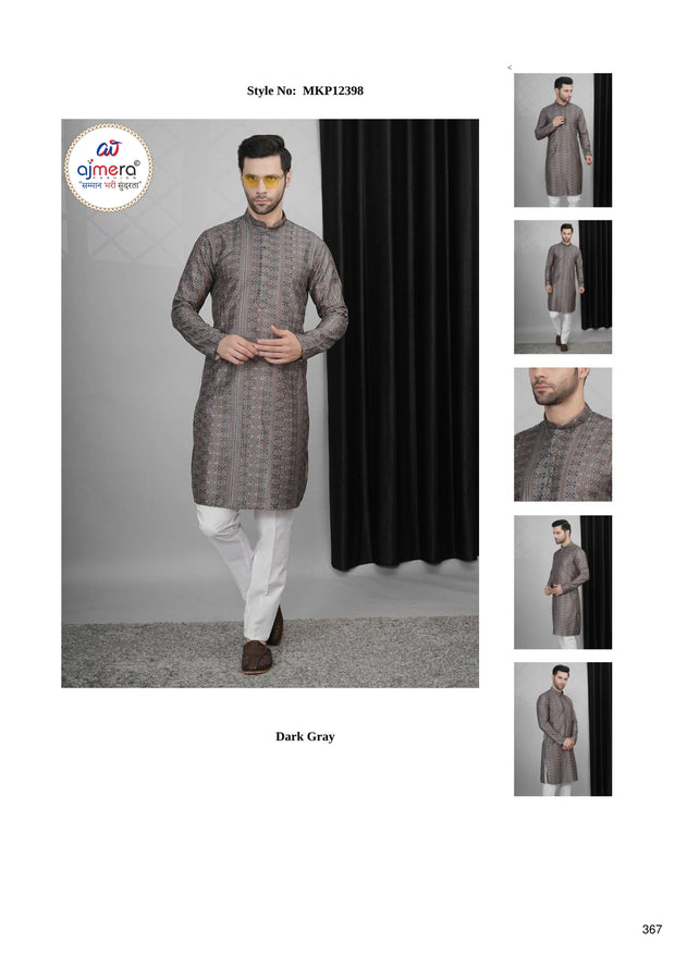 Premium Men's Kurta & Pajama for Wedding & Festive Wear | SNA-MKP12398