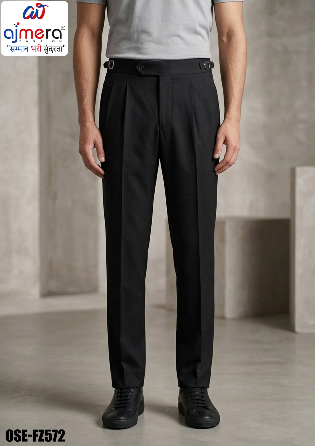 Premium Men's Formal Pant for Office & Business Wear | OSE-FZ572