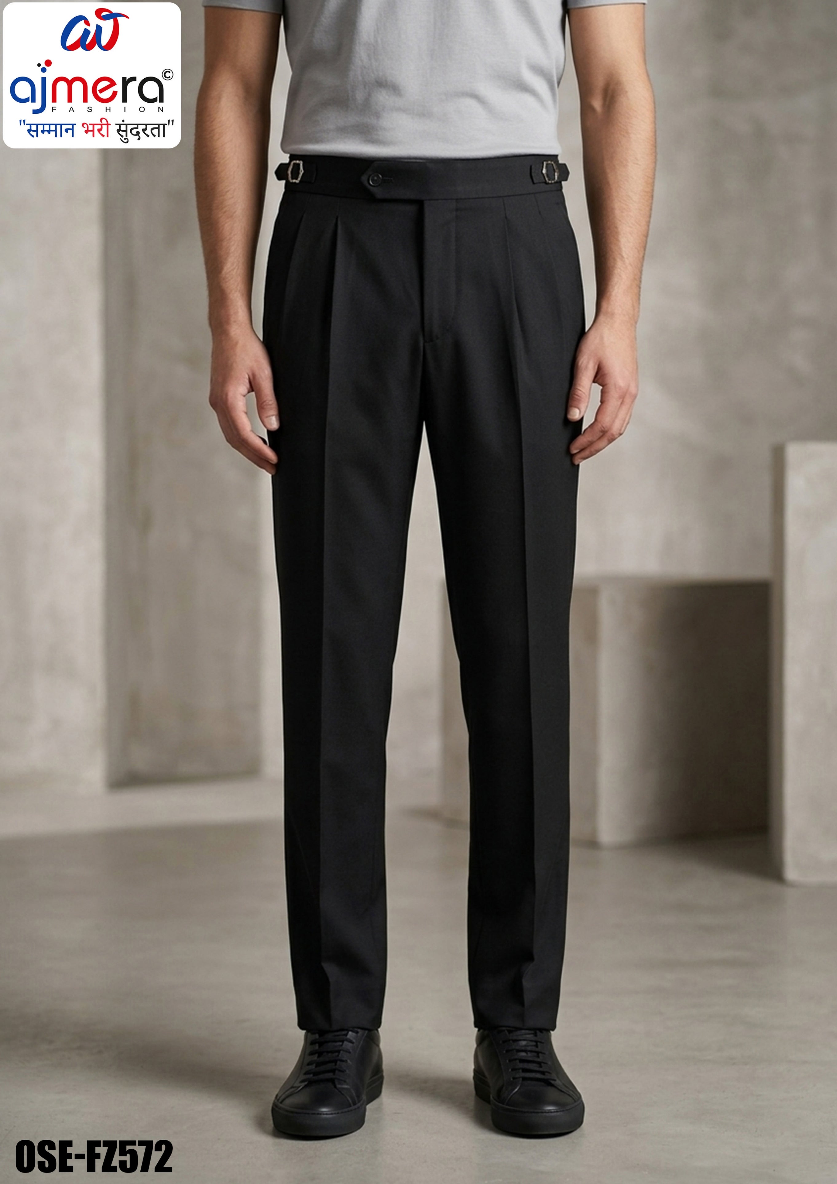 Premium Men's Formal Pant for Office & Business Wear | OSE-FZ572