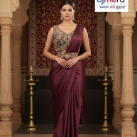 Elegant Designer Satin Gown for Women | KLK-256
