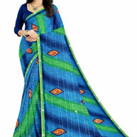 Trendy Printed Saree with Blouse Piece for Women’s Ethnic Wardrobe  | CAS-KHUSHBOO